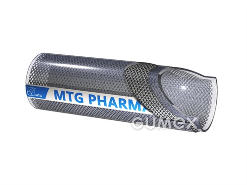 PHARMATECH, 12,7/20,1mm, FDA, 10bar, Silikon/Silikon, -60°C/+180°C, transparent, 